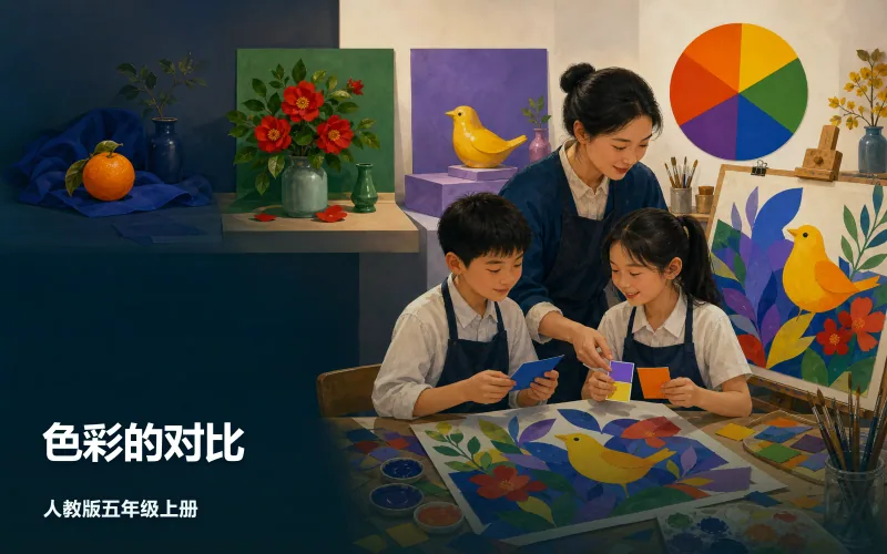 色彩的对比作品封面