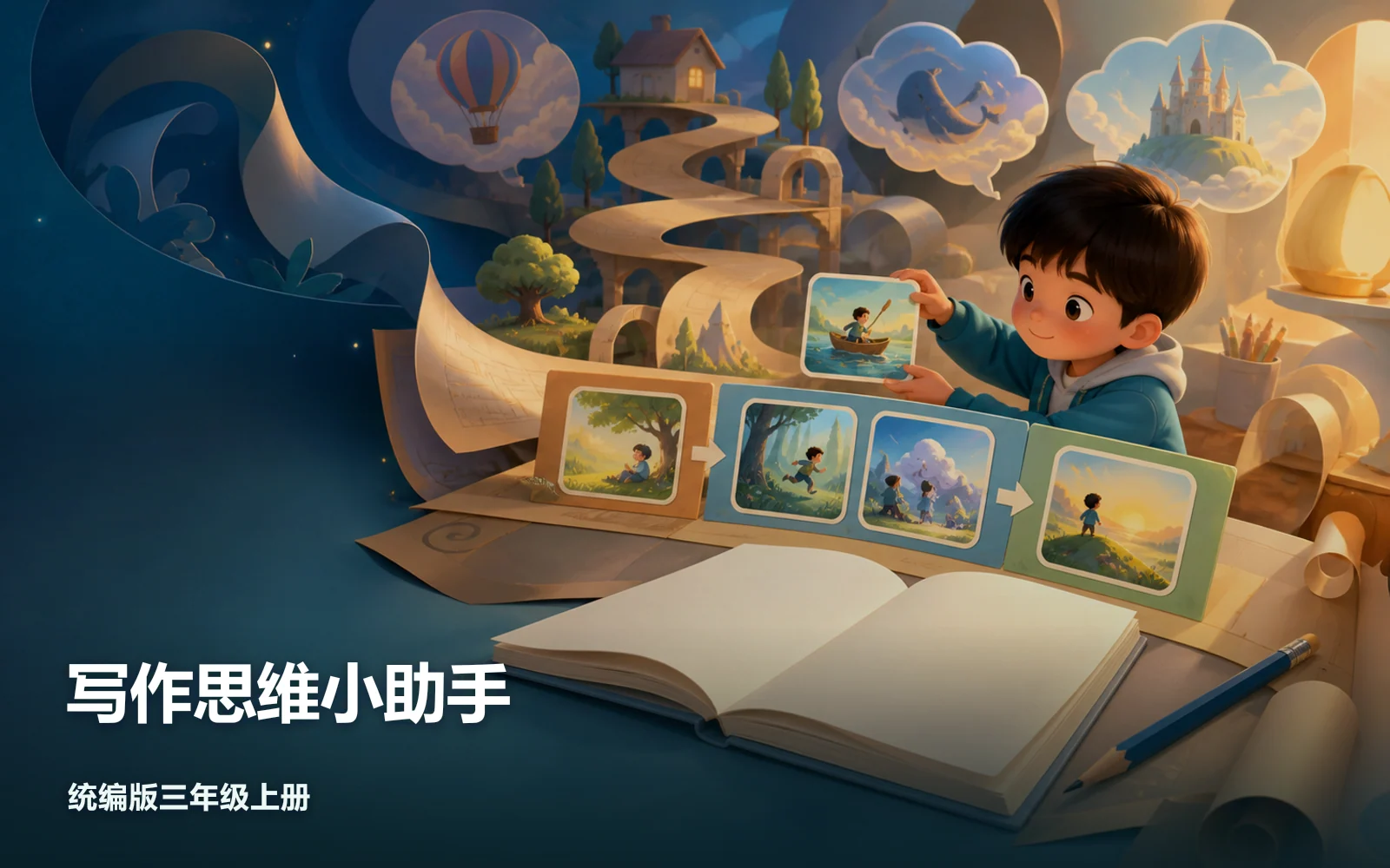 写作思维小助手作品主视觉