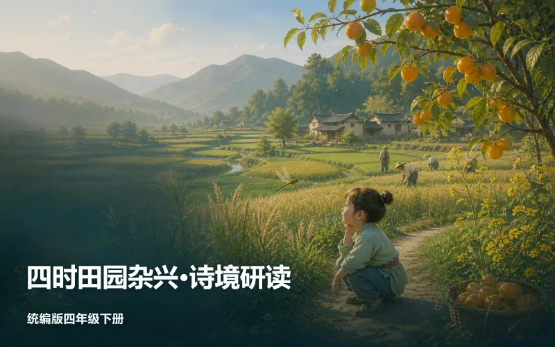 四时田园杂兴·诗境研读作品封面