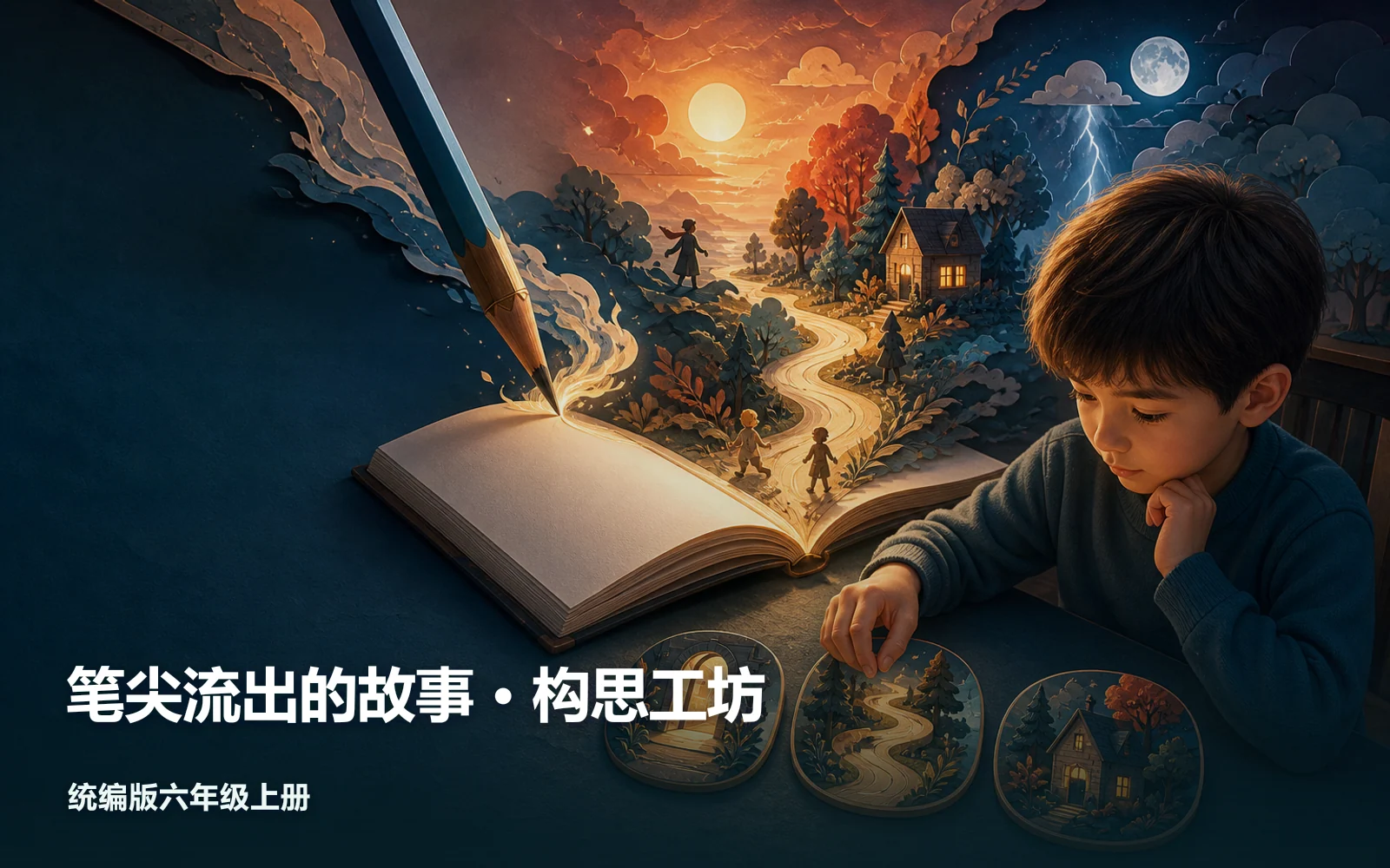 笔尖流出的故事 · 构思工坊作品主视觉