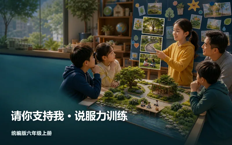 请你支持我 · 说服力训练作品封面