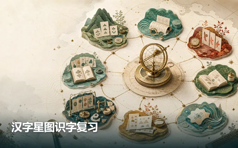 汉字星图识字复习作品封面