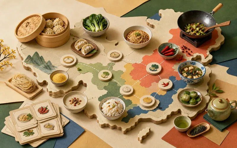 中华美食互动课堂作品封面