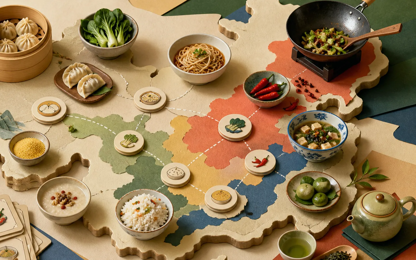 整理一道美食文化说明卡的创作页面