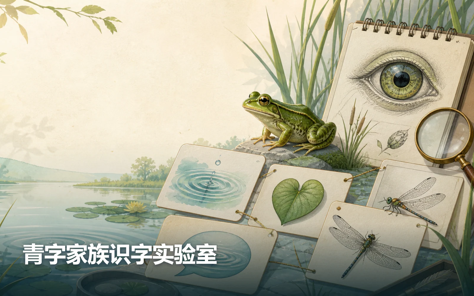 青字家族识字实验室作品主视觉