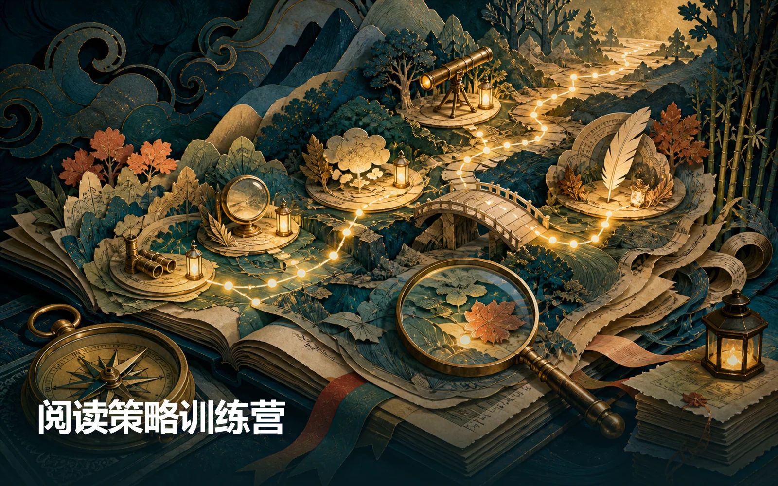 阅读策略训练营作品主视觉
