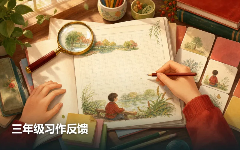 三年级习作反馈作品封面