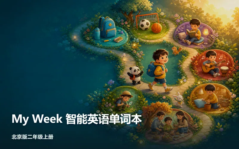 My Week 智能英语单词本作品封面