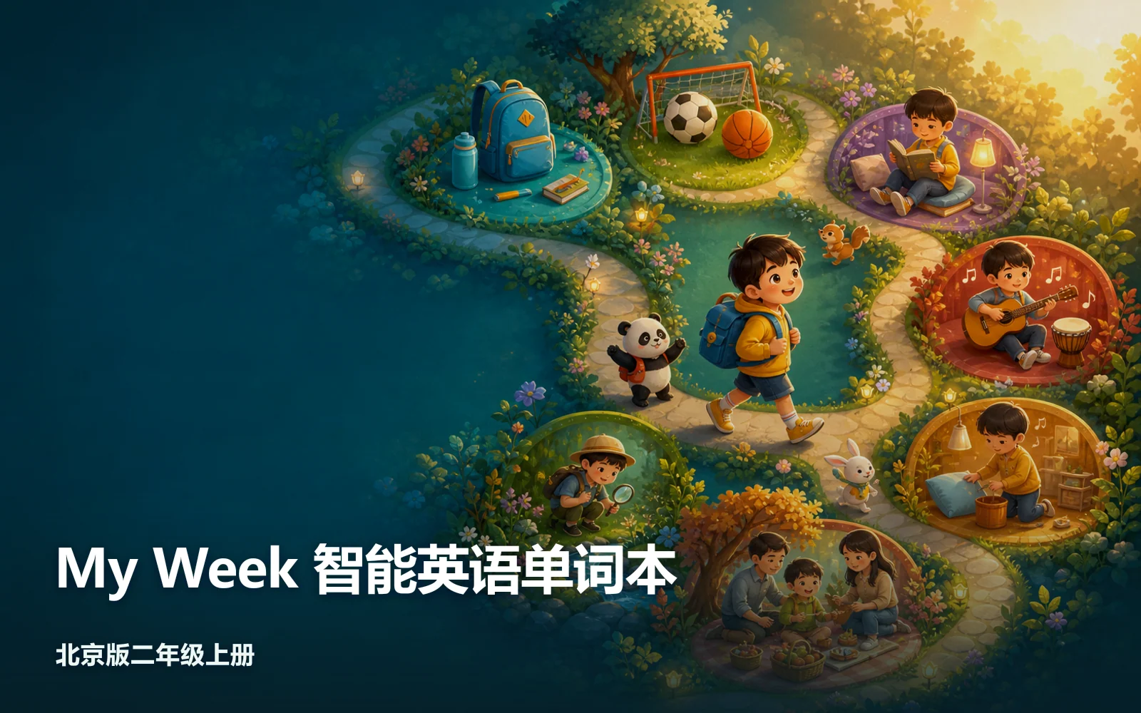 My Week 智能英语单词本作品主视觉