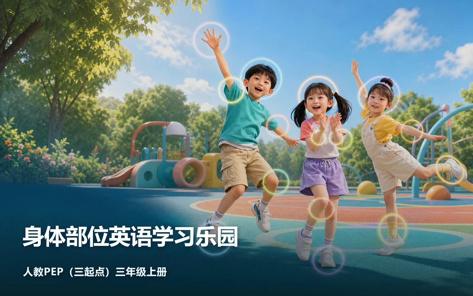 身体部位英语学习乐园作品主视觉