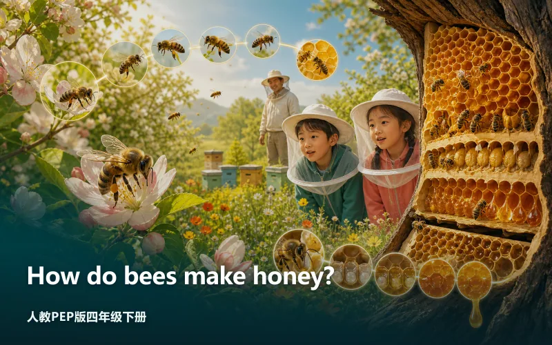 How do bees make honey?作品封面