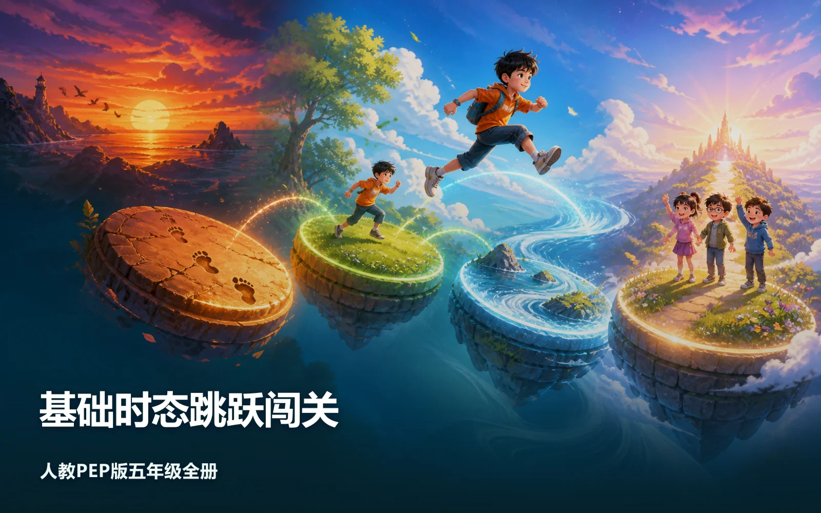 基础时态跳跃闯关作品主视觉