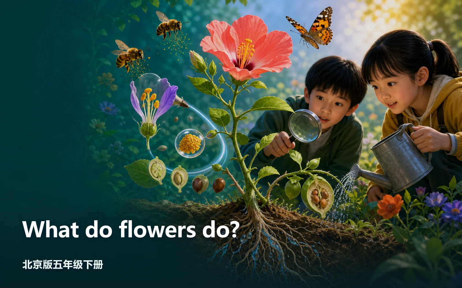 What do flowers do?作品主视觉