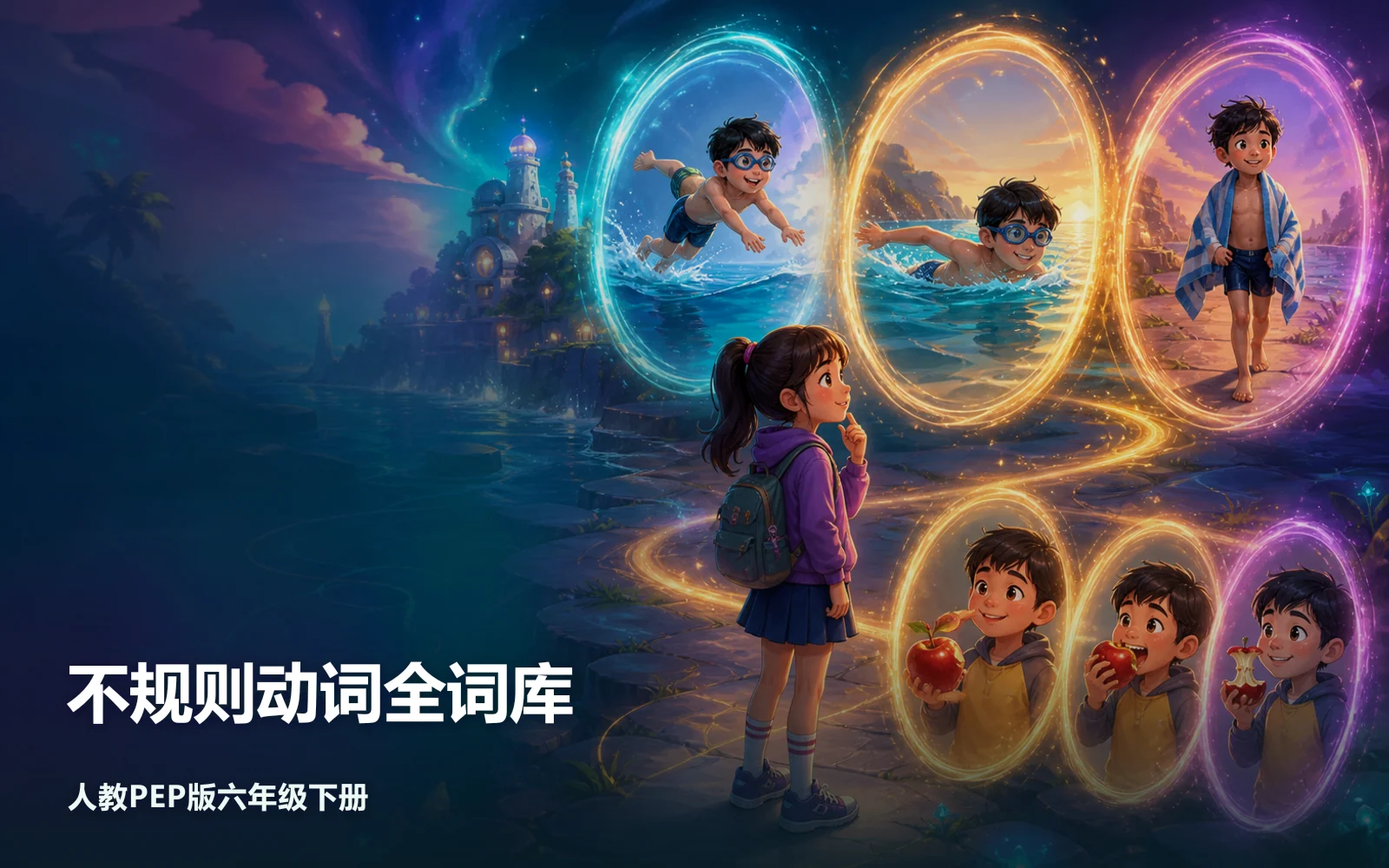不规则动词全词库作品主视觉