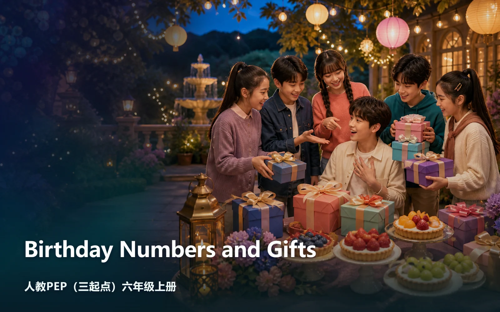 Birthday Numbers and Gifts作品主视觉