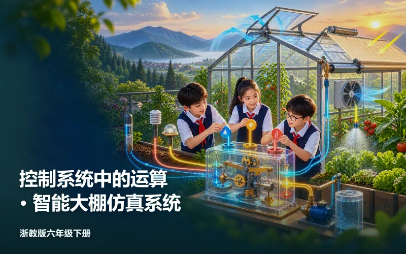 控制系统中的运算 · 智能大棚仿真系统作品封面