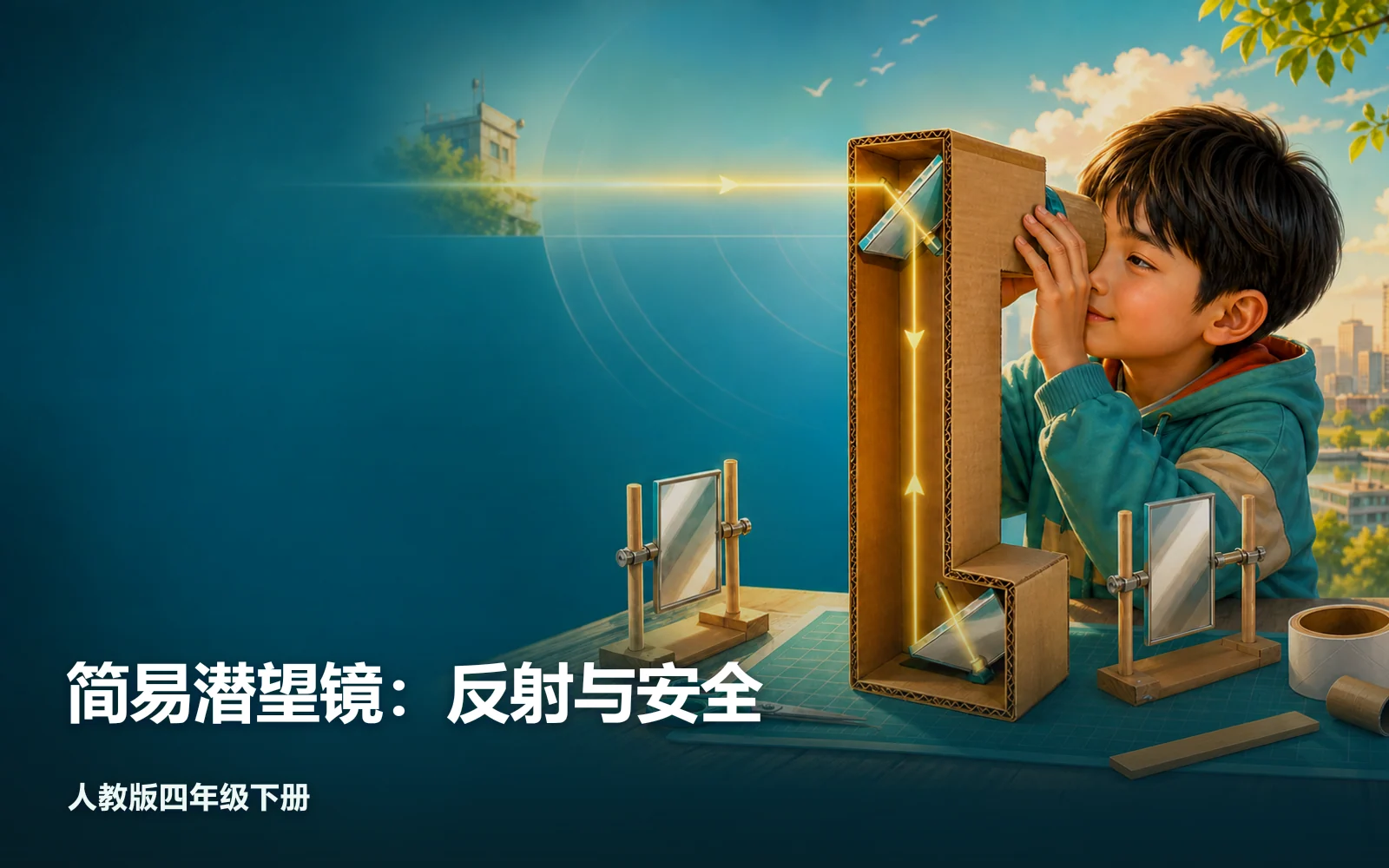 简易潜望镜：反射与安全作品主视觉