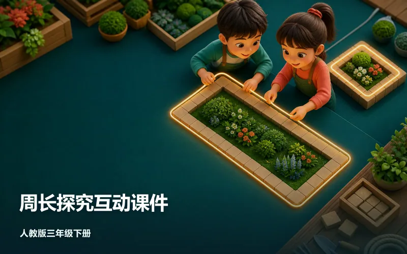 周长探究互动课件作品封面