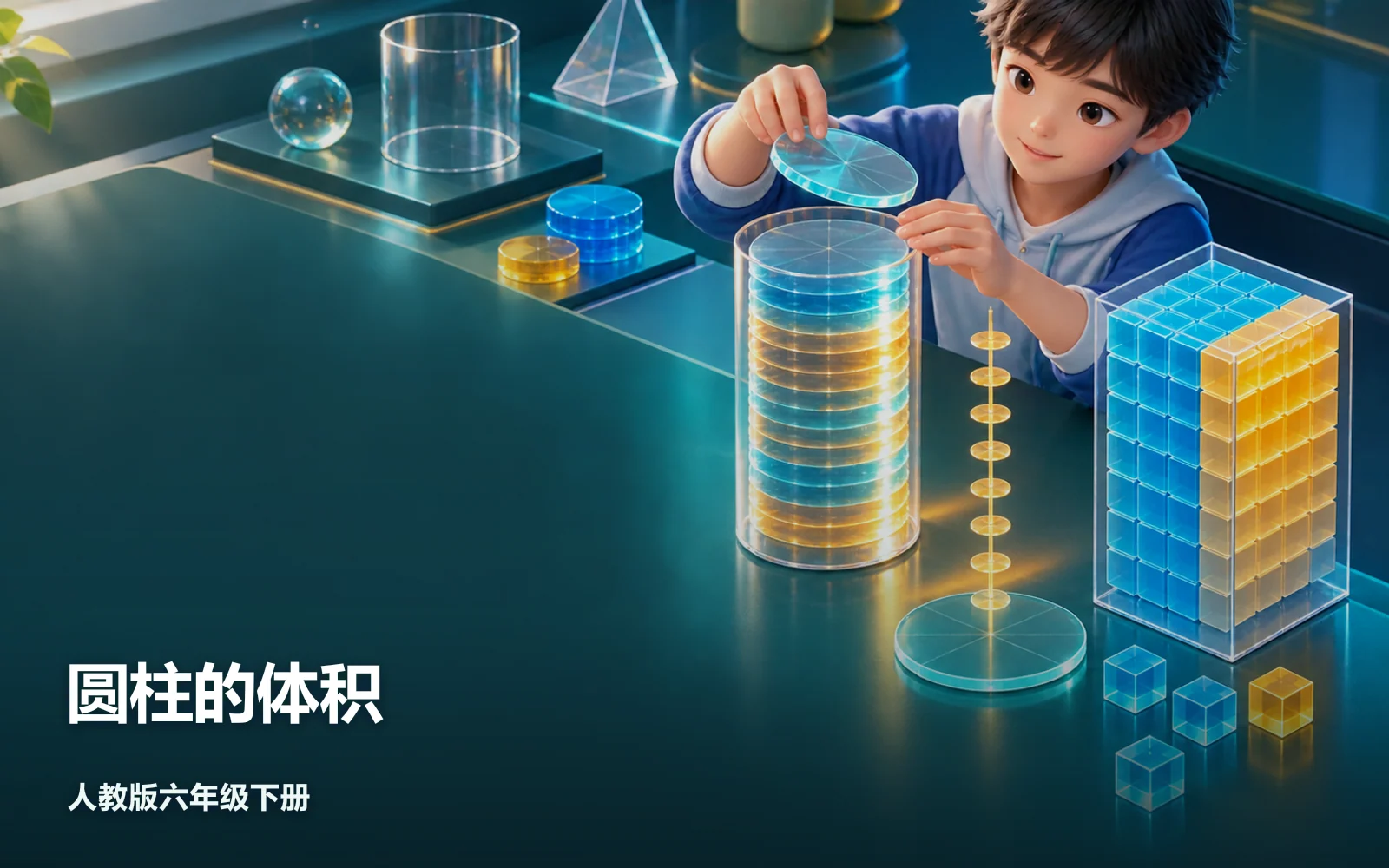 圆柱的体积作品主视觉