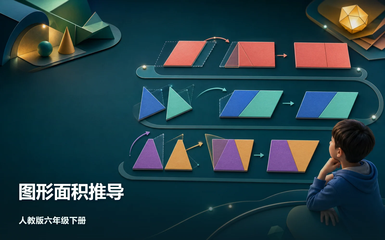 图形面积推导作品主视觉