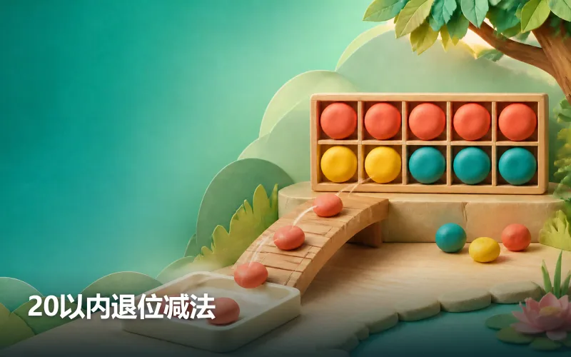 20以内退位减法作品封面