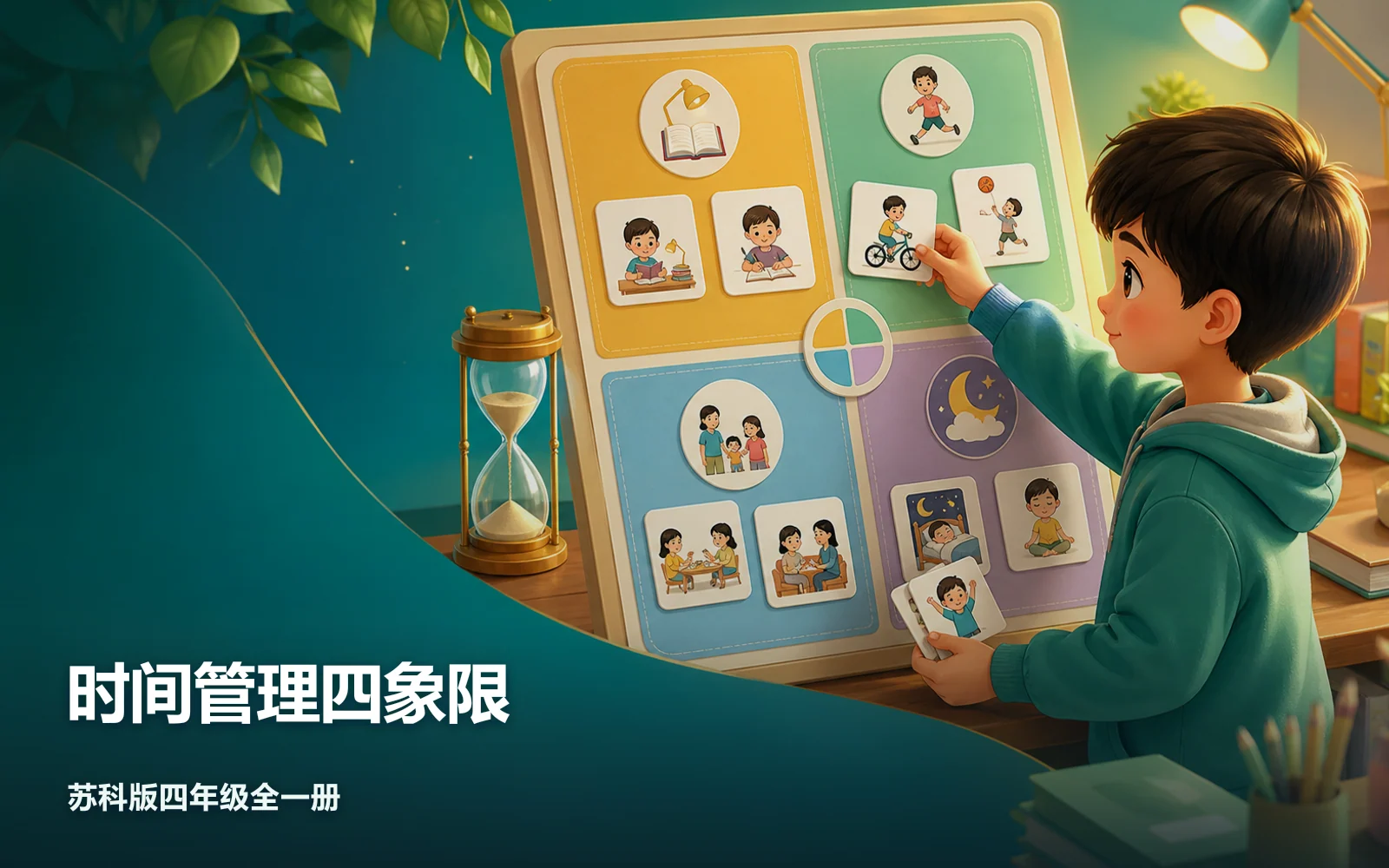 时间管理四象限作品主视觉