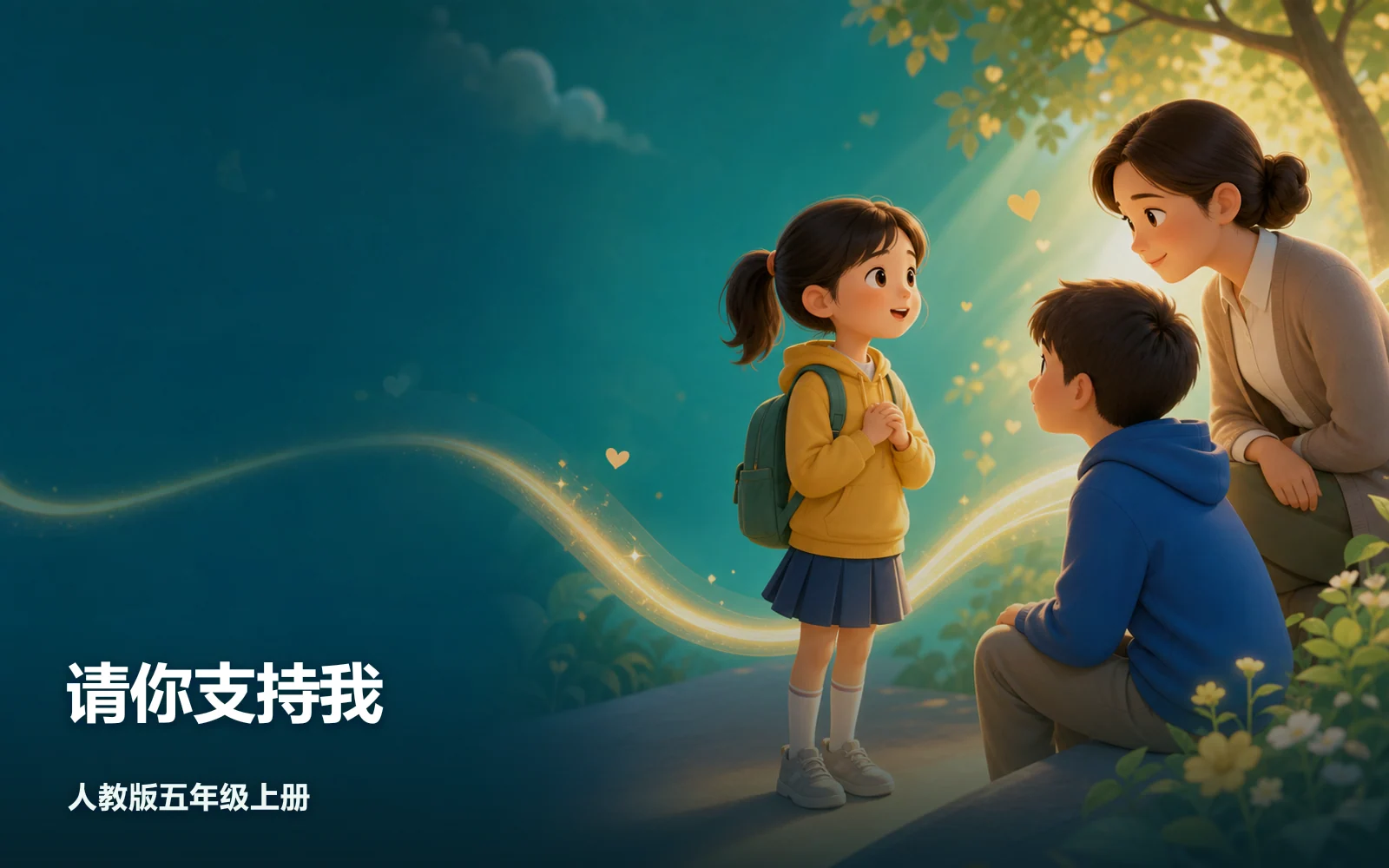 请你支持我作品主视觉