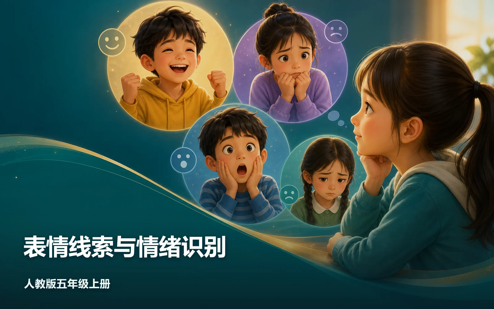 表情线索与情绪识别作品主视觉