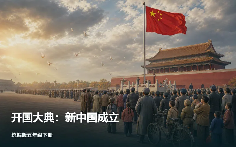 开国大典：新中国成立作品封面