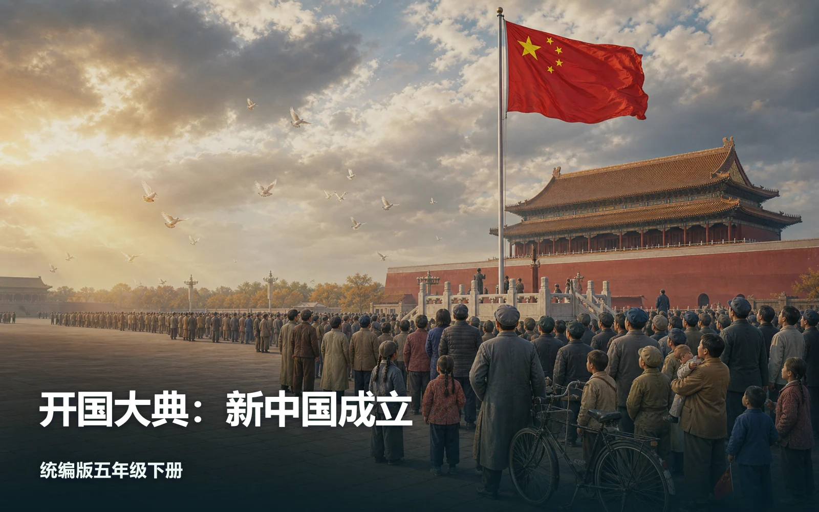 开国大典：新中国成立作品主视觉
