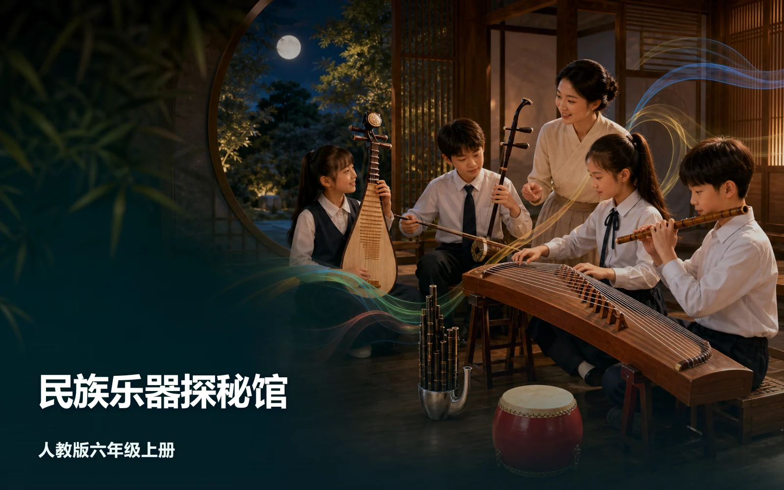 民族乐器探秘馆作品主视觉