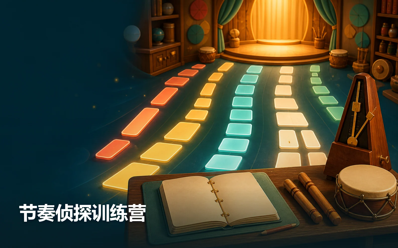 节奏侦探训练营作品主视觉