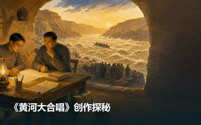 《黄河大合唱》创作探秘作品封面