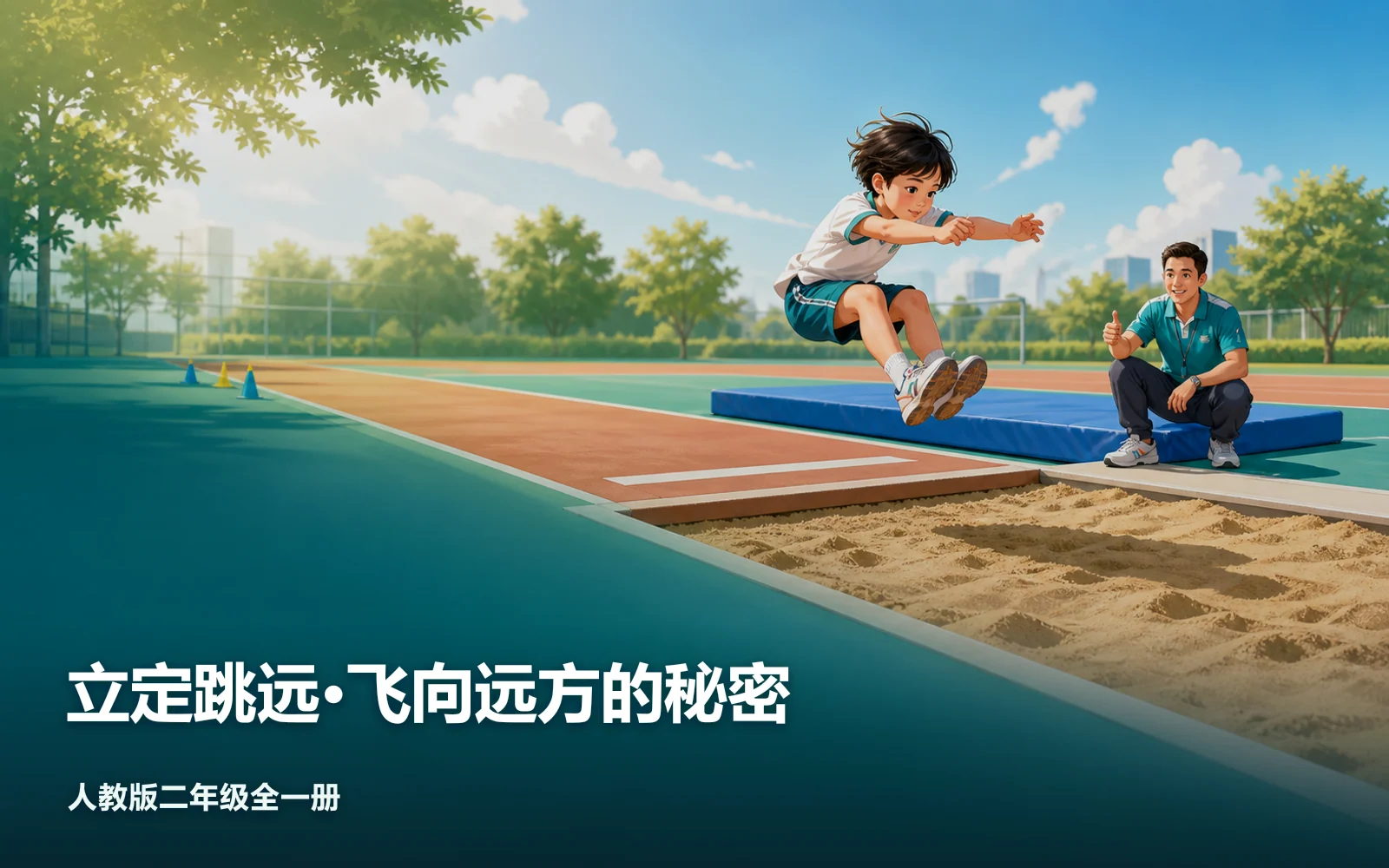立定跳远·飞向远方的秘密作品主视觉