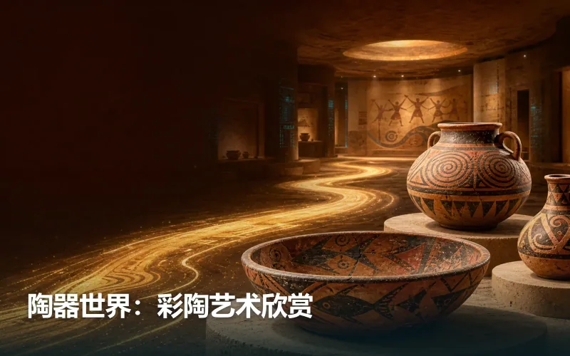 陶器世界：彩陶艺术欣赏作品封面