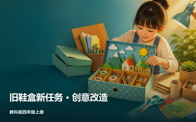 旧鞋盒新任务 · 创意改造作品封面