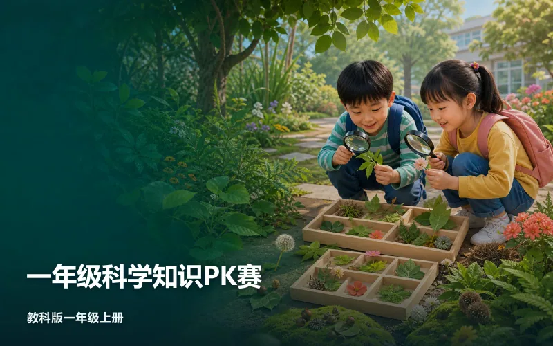 一年级科学知识PK赛作品封面
