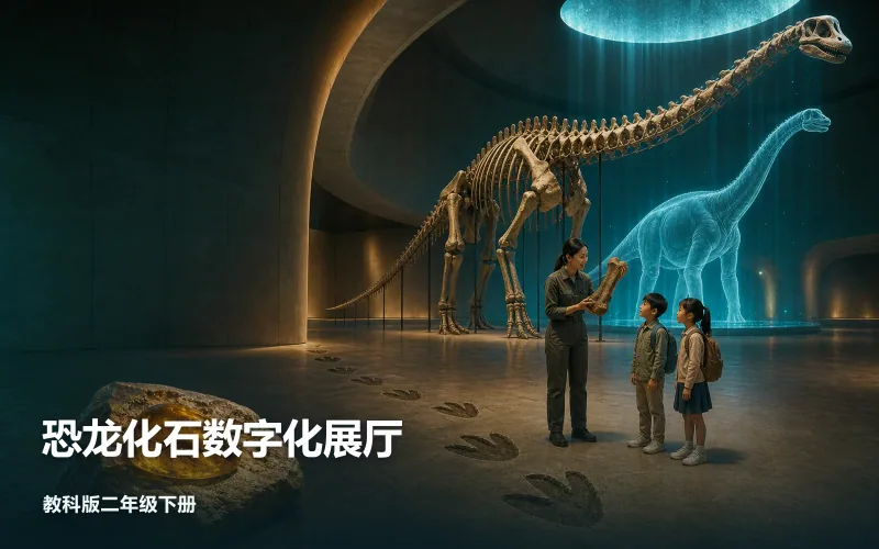 恐龙化石数字化展厅作品封面