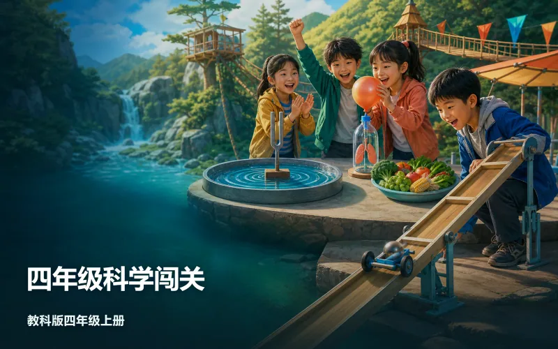 四年级科学闯关作品封面