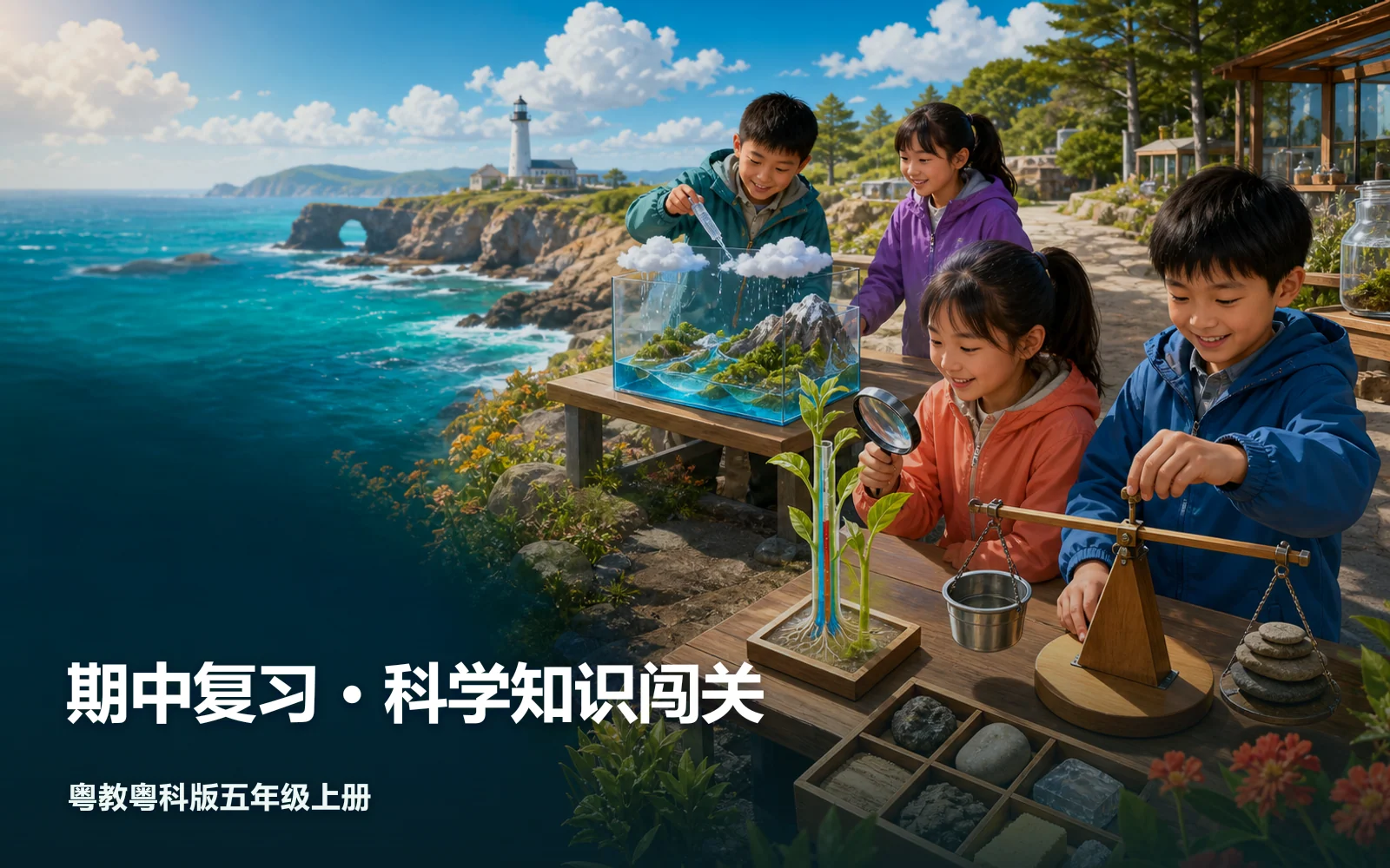 期中复习 · 科学知识闯关作品主视觉