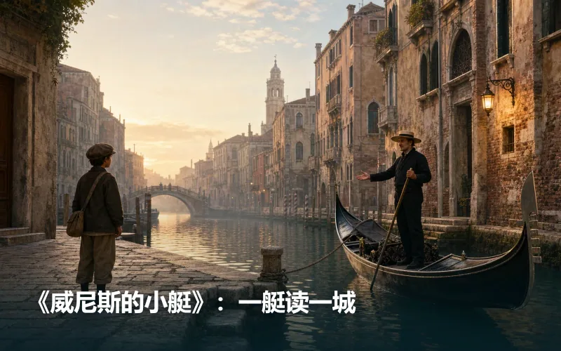 《威尼斯的小艇》：一艇读一城作品封面